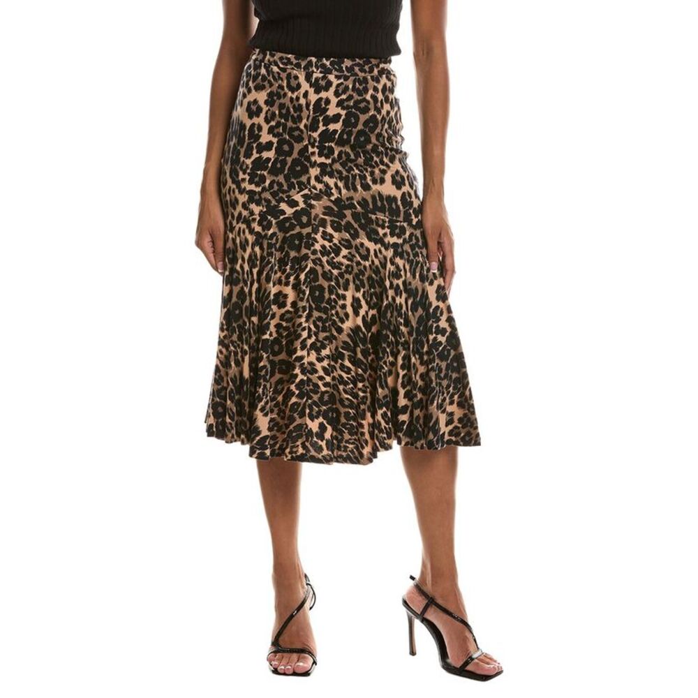 Diane Von Furstenberg Womens Edith Wool-Blend Skirt